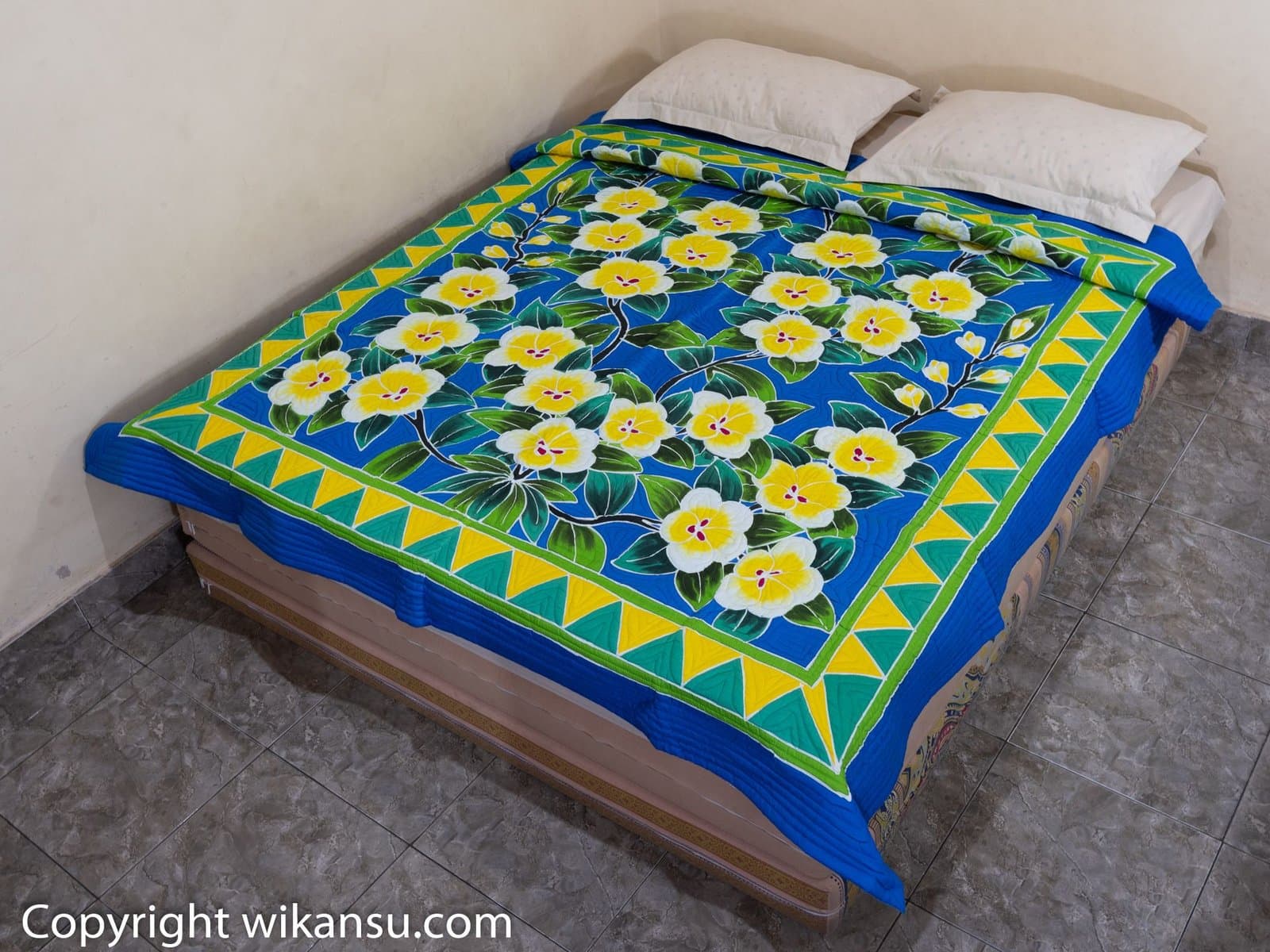 Blue Bali Frangipani Flowers