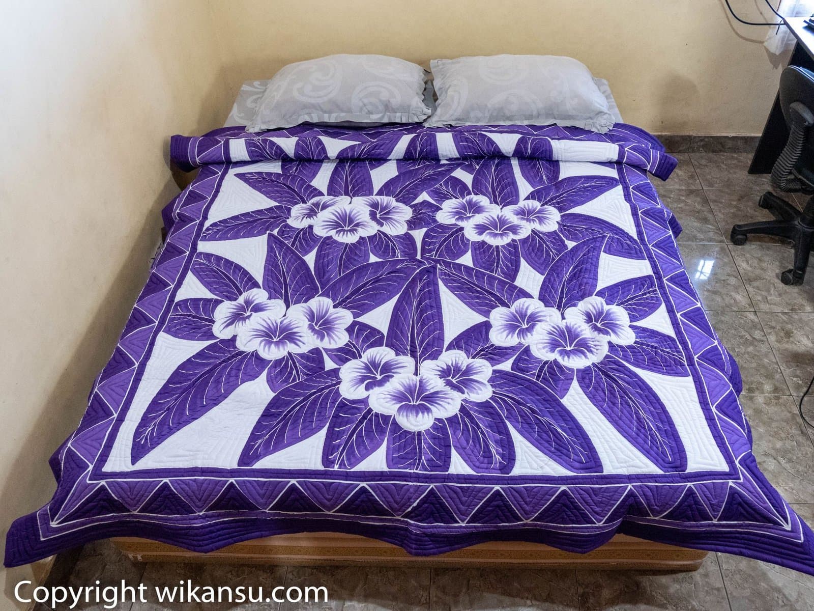 Purple Frangipani Flowers