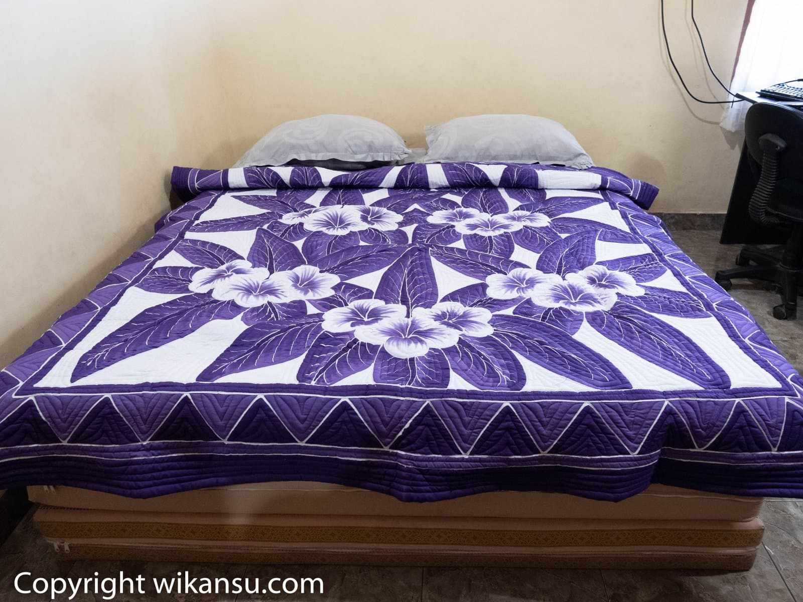 Purple Frangipani Flowers