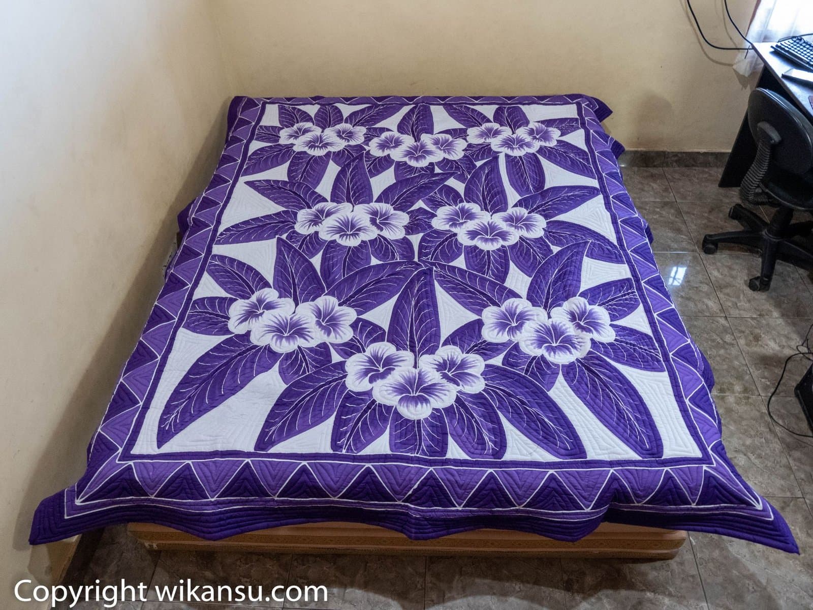 Purple Frangipani Flowers